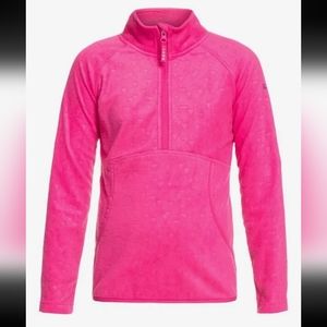 Roxy Girl Cascade Quarter Zip Fleece Jacket XL 14
